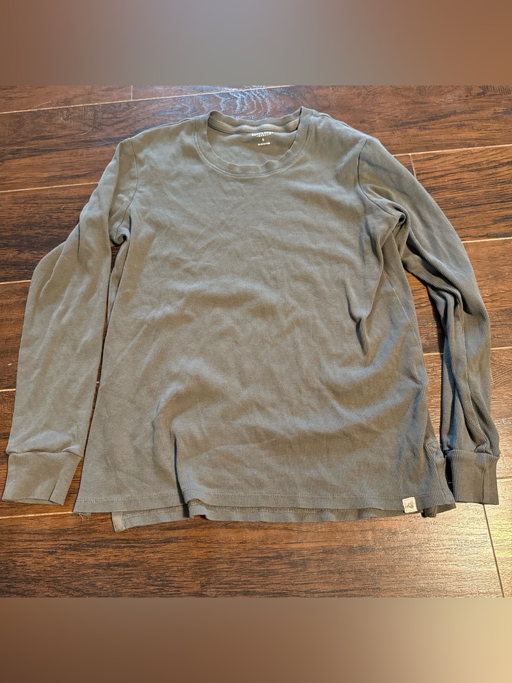 Long Sleeve Thermal Tee - Gray